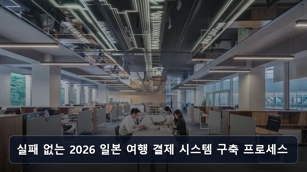 실패 없는 2026 일본 여행 결제 시스템 구축 프로세스 관련 이미지