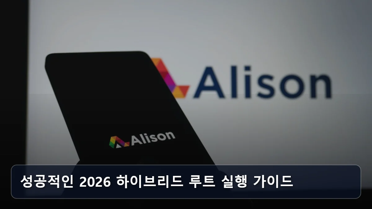성공적인 2026 하이브리드 루트 실행 가이드 관련 이미지