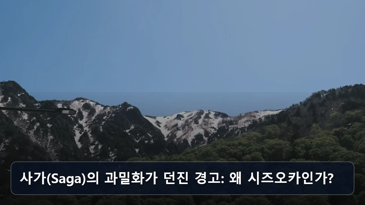 사가(Saga)의 과밀화가 던진 경고: 왜 시즈오카인가? 관련 이미지