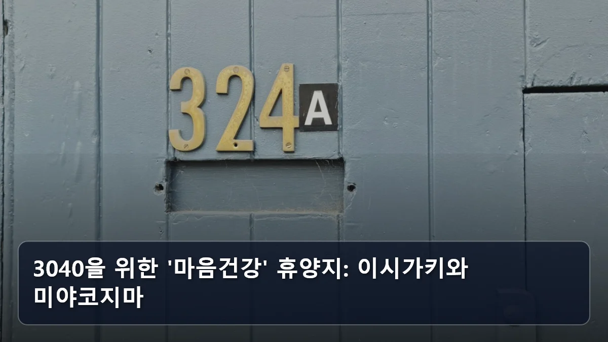 3040을 위한 '마음건강' 휴양지: 이시가키와 미야코지마 관련 이미지