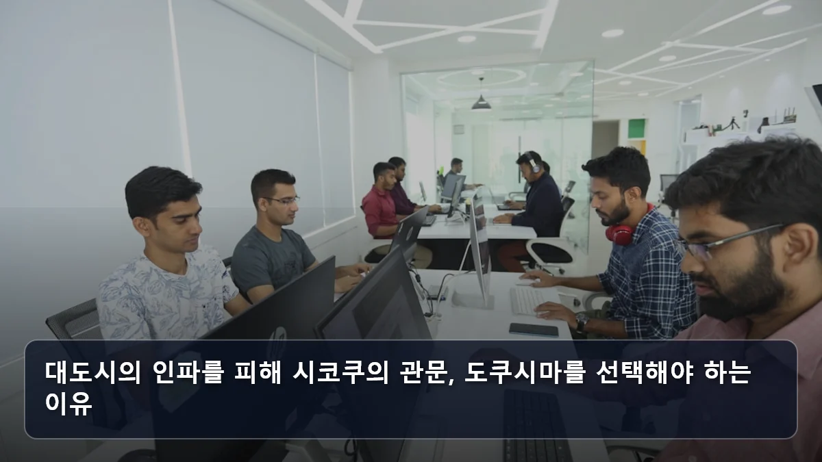 대도시의 인파를 피해 시코쿠의 관문, 도쿠시마를 선택해야 하는 이유 관련 이미지